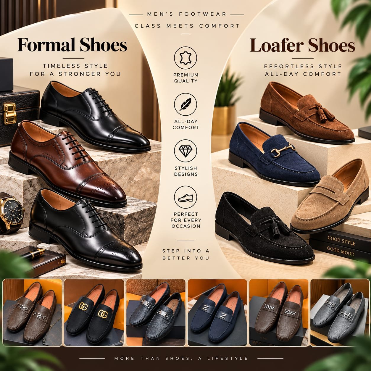 FORMAL SHOES AND LOAFER SHOES