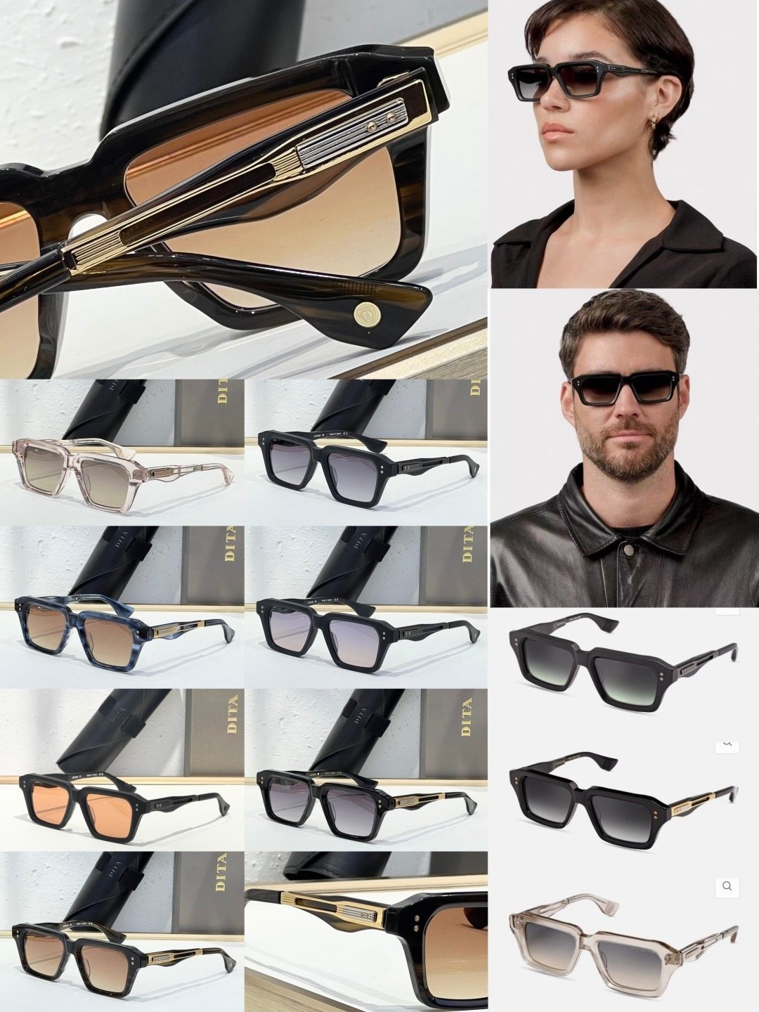 Sold out on the official site—the pinnacle of DITA quality. The DETRON series represents the gold standard in acetate eyewear, seamlessly blending minimalism with exquisite attention to detail. Featuring a distinctive new temple design and an upgraded fra